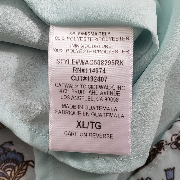 Pleione Blue Paisley Blouse - Picture 4 of 5